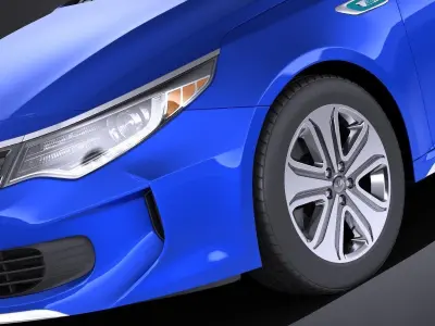 Kia Optima Hybrid 2017 VRAY 3D model