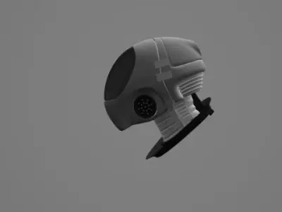 Robot head Free 3D model