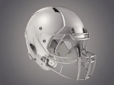 Football Helmet 3D model