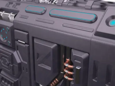 Sci Fi Generator 3D model