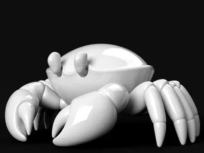 Crab Statue 3D print model