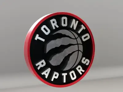 NBA Toronto Raptors Logo 3D model