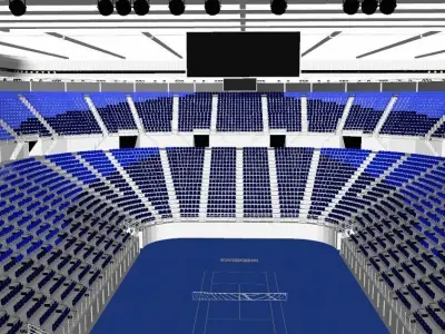 Rod Laver Arena Low-poly 3D model