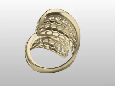 Fusion Ring  Light Weight 3D print model