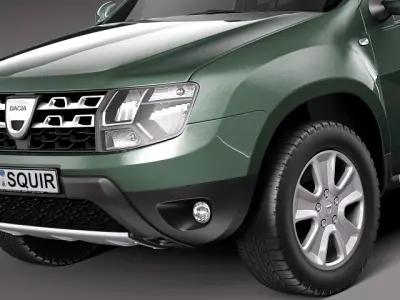 Dacia Duster 2014 3D model