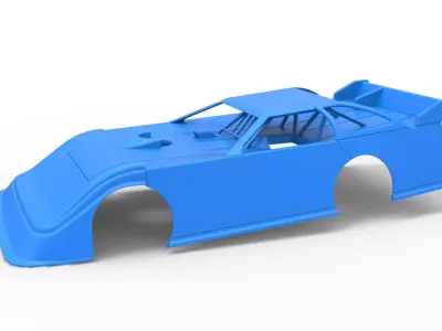 Shell of Super Dirt Late model Version 1 Scale 1 to 25 3D print model