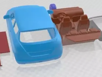 Suzuki Swift 3 door 2011 Printable Car 3D print model