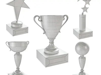 Winner cups 2 3D model