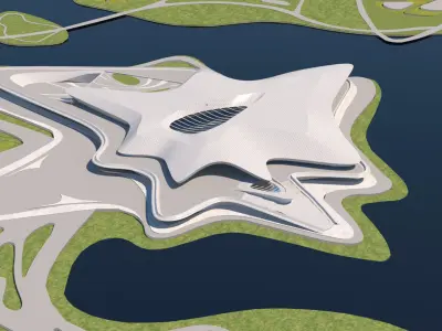 Scienfiction Museum Chengdu 3D model