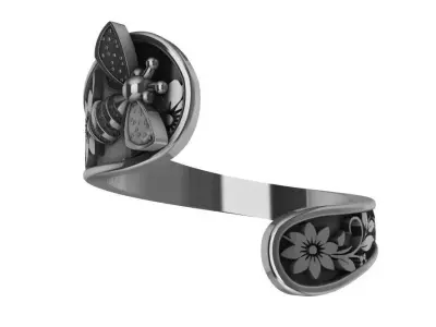 RING BEE OPEN 3D print model