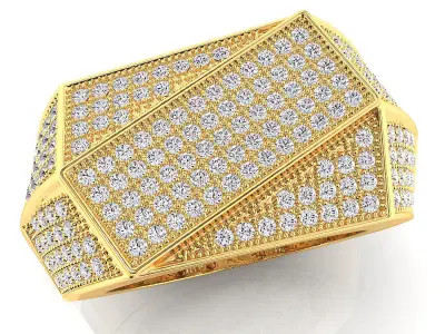 Big fancy mans ring 3D print model purchase