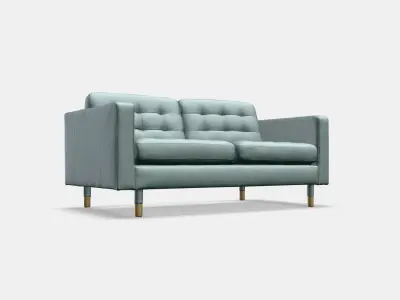 LANDSKRONA 2-seater sofa Low-poly 3D model