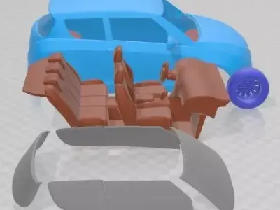 Suzuki Swift 3 door 2011 Printable Car 3D print model