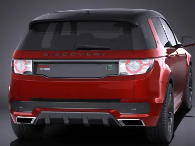 Land Rover Discovery Sport Dynamic 2017 VRAY 3D model