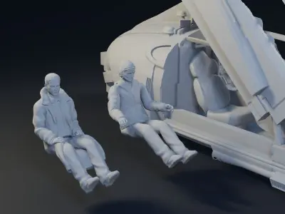 A set of models from the movie Blade Runner 3D print model