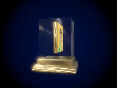 Mutant Ape 20 Gold Club Low-poly 3D model