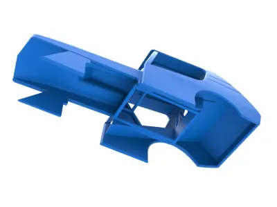 Shell of Vintage Northeast Dirt Modified stock car Scale 1 to 25 3D print model