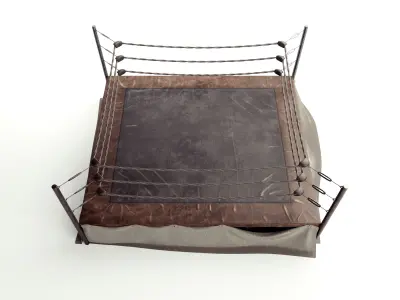 Boxing Ring Vintage Classic 3D model