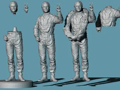 Dan Wheldon Tribute 3D print model