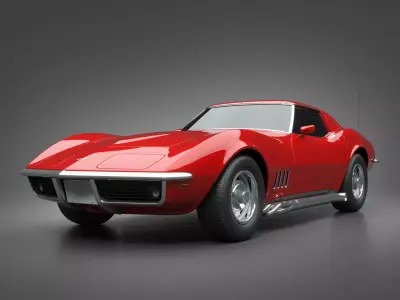 1969 Chevrolet Corvette 3D model