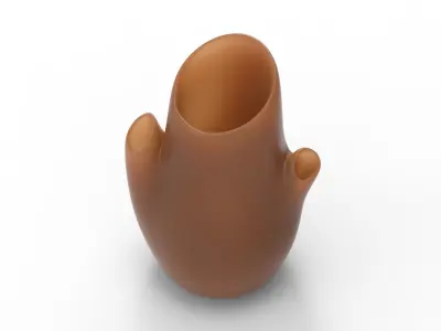 organic vase 3D model