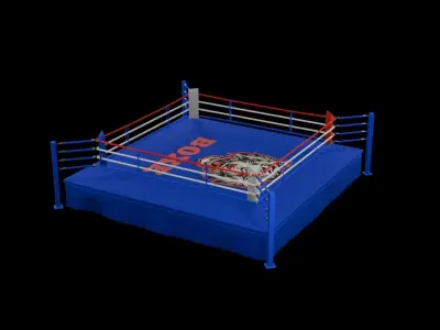 Boxing ring 3D model