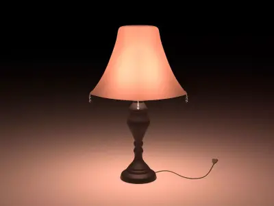 Table Lamp 3d Model 3D model