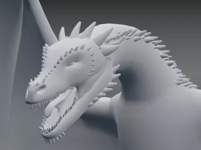 Dragon Low-poly 3D model