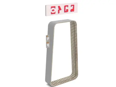 Cantina main door 1-12 scale Blackseries Free 3D print model