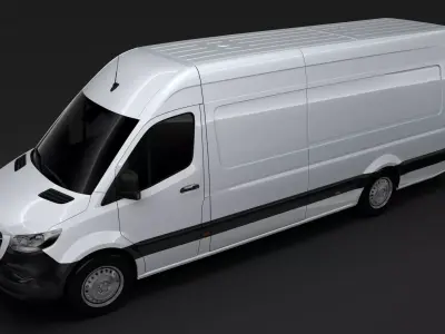 Mercedes Benz Sprinter Panel Van L4H2 RWD 2020 3D model