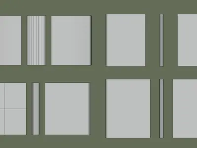 Classics Book Collection V1 Low-poly 3D model