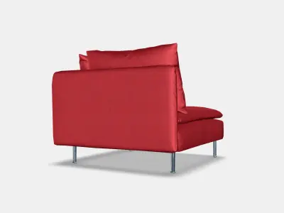 SODERHAMN Cover for corner section 4 Low-poly 3D model