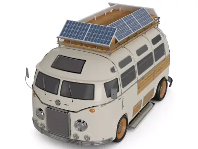 Off road Camper Van 3D model