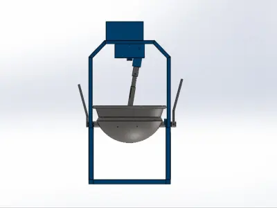 Planetary stir fry pan 3D print model