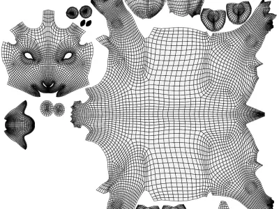 Realistic Rigged Goat  Fur PBR Textured 3D Model Animation Film Low-poly 3D model