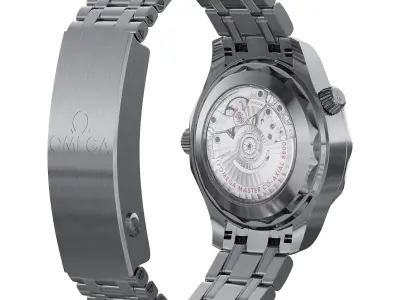 Omega Seamaster Diver 300M blue 3D model