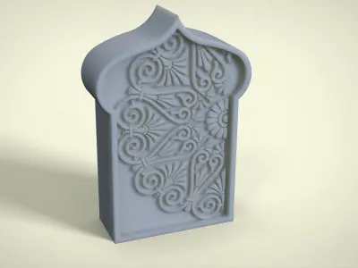 Candle door form 3D print model