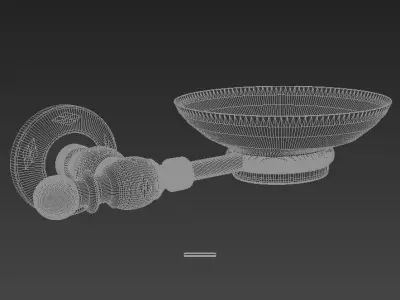 Ottoman Palace Soap Dish 3D model