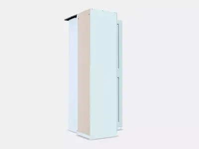 PAX - GRIMO Corner wardrobe Low-poly 3D model