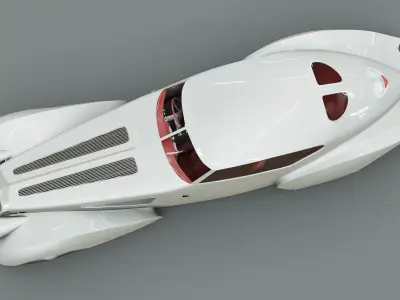 Luxury Classic Delage D8 3D model