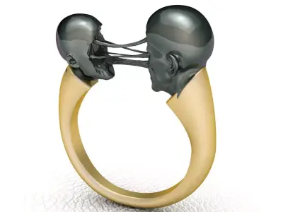 Mens Ring Love Fashion Jewelry 3D print model