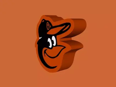 Baltimore Orioles Team Logo 3D model