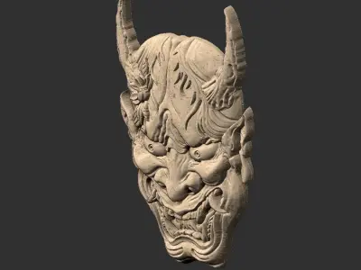 oni face 3D print model