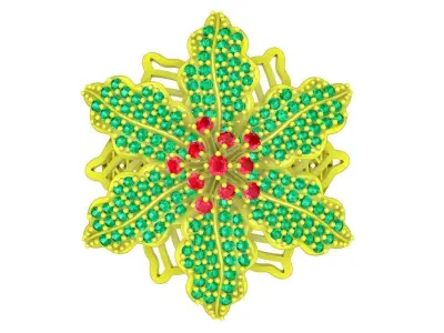 Luxury Multi Petal Flower Ring 3D Model 4395 3D print model