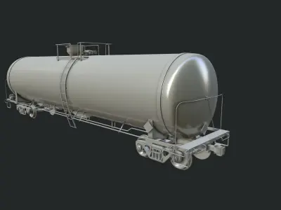 Tanker Car 3D model