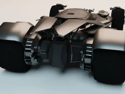 Batmobile Batman vs Superman 3D model