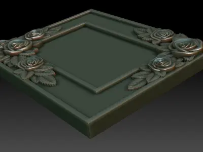 Decorative frame 9 3D print model