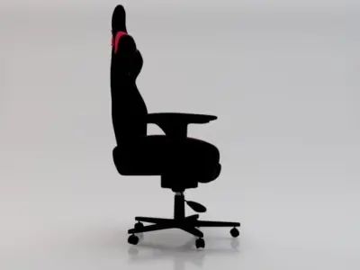 Gaming Chair 01 Low-poly 3D model
