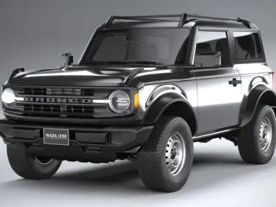 Bronco Base 2-door 2021 3D model