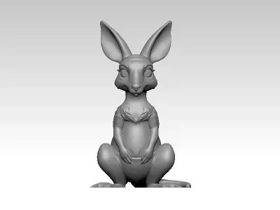 Kawaii Kangaroo 3D print model